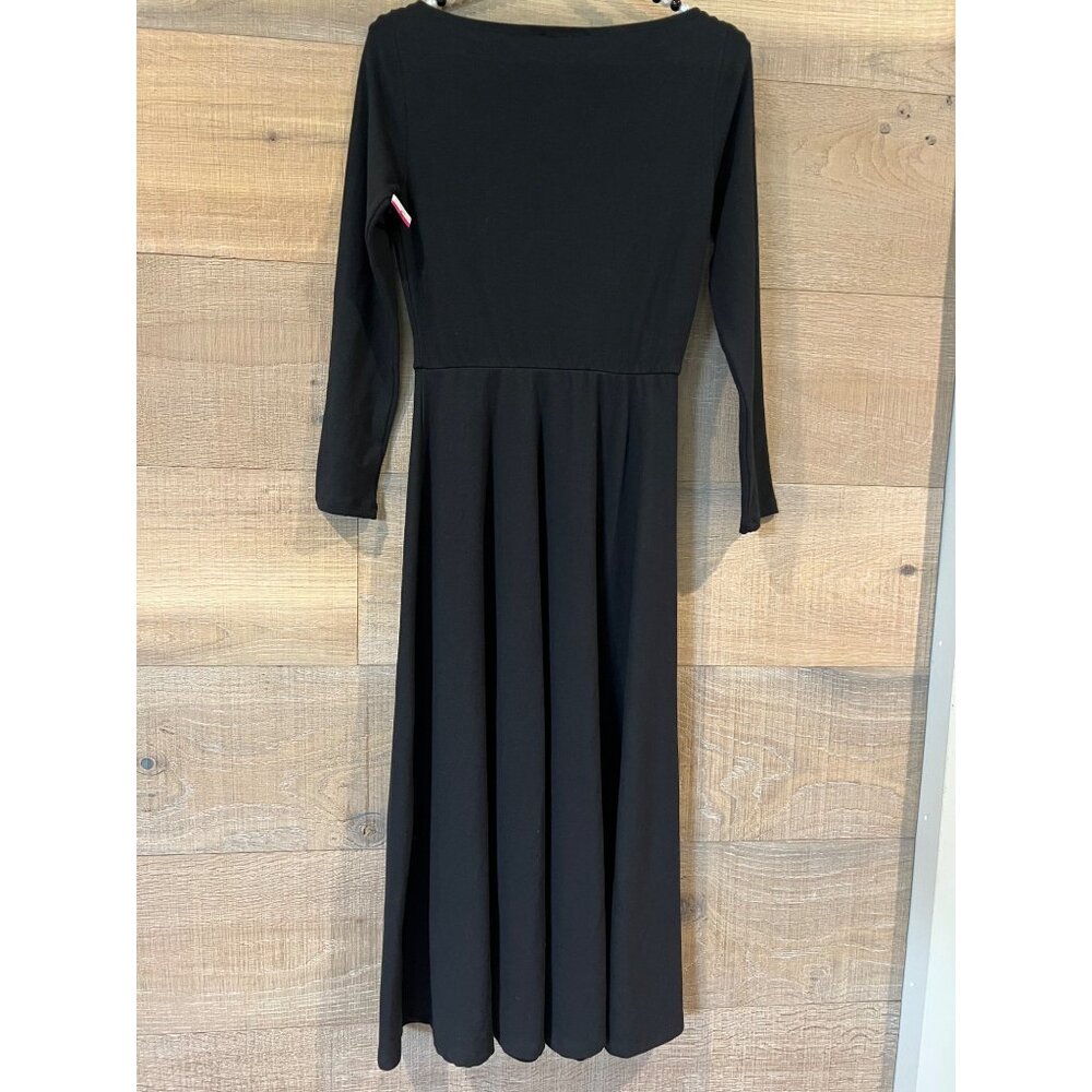 Reformation Wiley BLACK JERSEY Dress Size XS - Picture 6 of 7